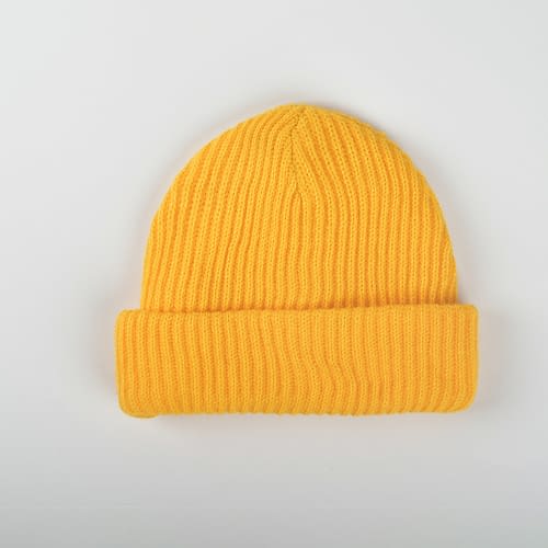 BEANIE - YELLOW - BIKINBADJOE